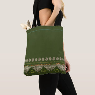Bolso De Tela Patrón Tribal Étnico y Cultural   Boho Cultural