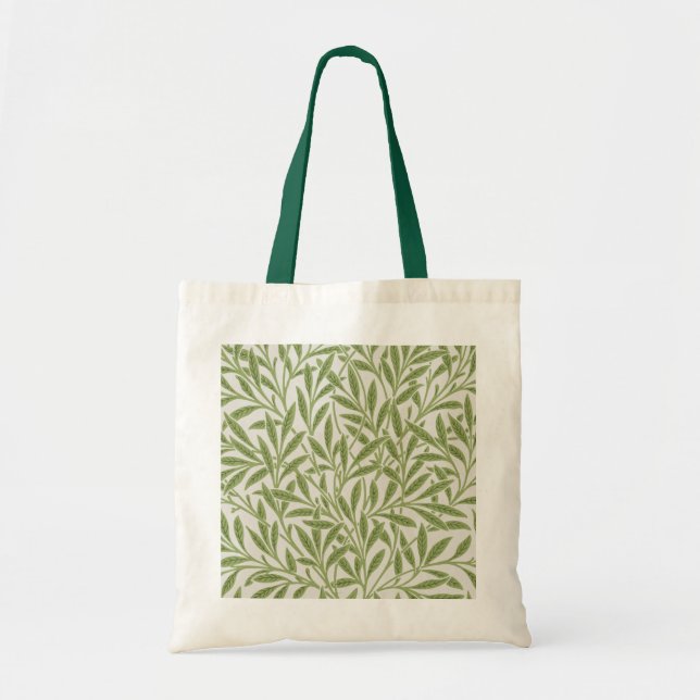 Bolso De Tela Patrón Willow, William Morris (Frente)