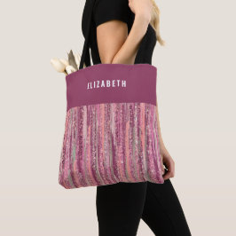 Bolso De Tela Patrones abstractos Pincel Stroke Regalo personali