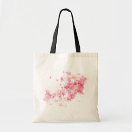 Bolso De Tela Patrones florales de flores amarillas rosadas Resu