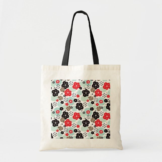 Bolso De Tela Patrones japoneses diseño lindo (Frente)