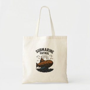 Bolso De Tela Patrulla submarina - Tote de la División del Mar P