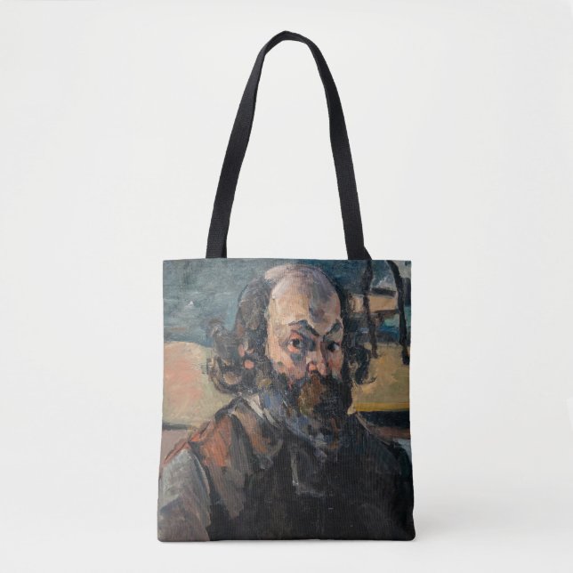 Bolso De Tela Paul Cezanne - autorretrato (Anverso)
