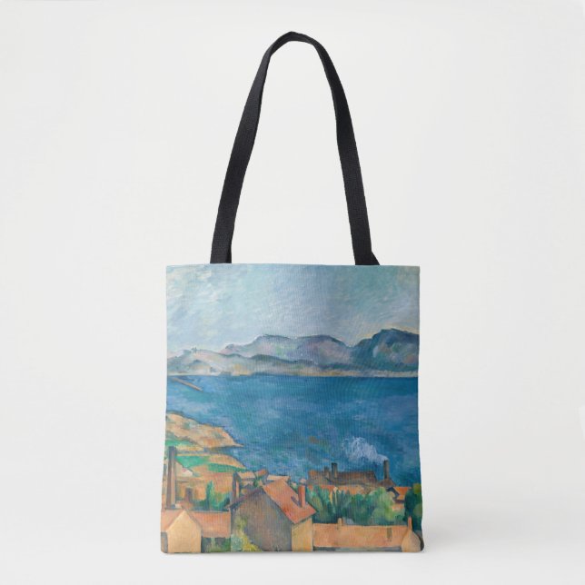 Bolso De Tela Paul Cezanne - Bahía de Marsella, vista desde Esta (Anverso)
