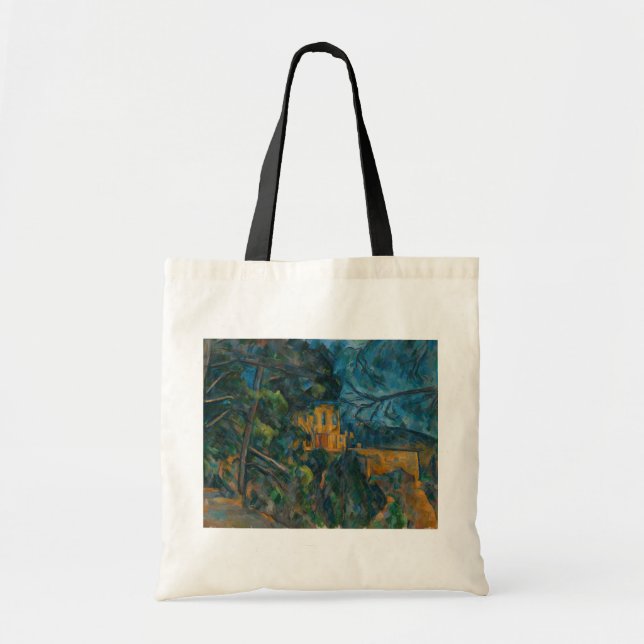 Bolso De Tela Paul Cezanne - Chateau Noir (Frente)
