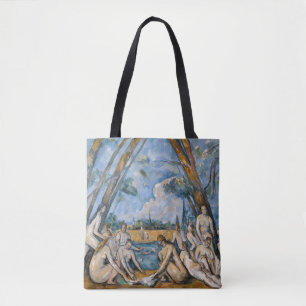 Bolso De Tela Paul Cezanne - Los grandes bañistas