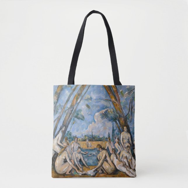 Bolso De Tela Paul Cezanne - Los grandes bañistas (Anverso)