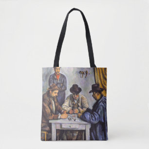 Bolso De Tela Paul Cezanne - Los jugadores de cartas