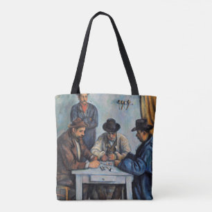 Bolso De Tela Paul Cezanne - Los jugadores de cartas