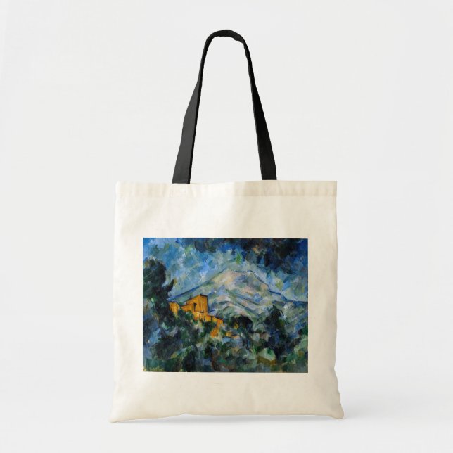 Bolso De Tela Paul Cezanne - Mont Saint-Victoire y Chateau Noir (Frente)