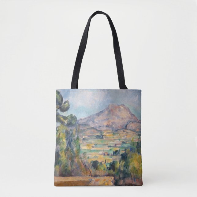 Bolso De Tela Paul Cezanne - Mont Sainte-Victoire (Anverso)