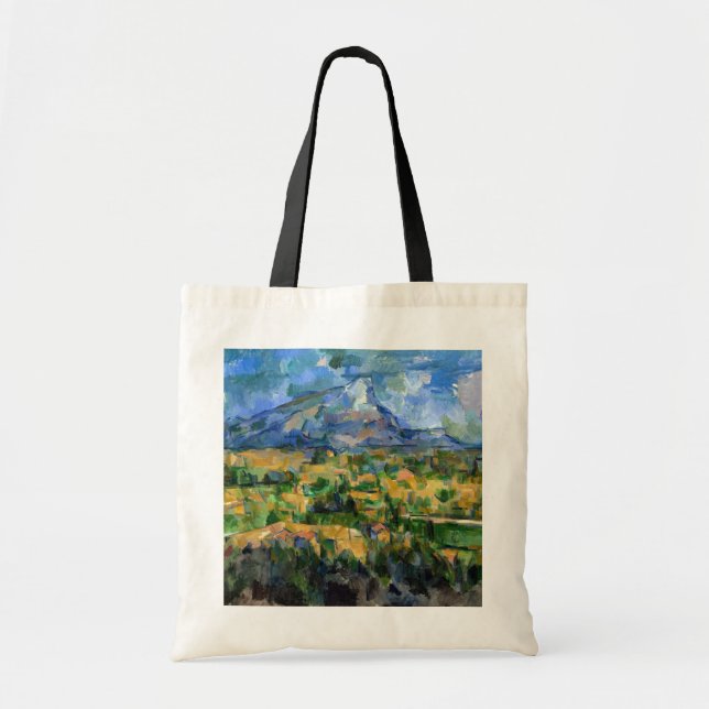 Bolso De Tela Paul Cezanne - Mont Sainte-Victoire (Frente)