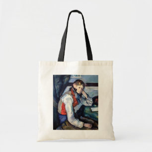 Bolso De Tela Paul Cezanne - Niño en el chaleco rojo