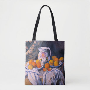 Bolso De Tela Paul Cezanne - Todavía la vida con una cortina