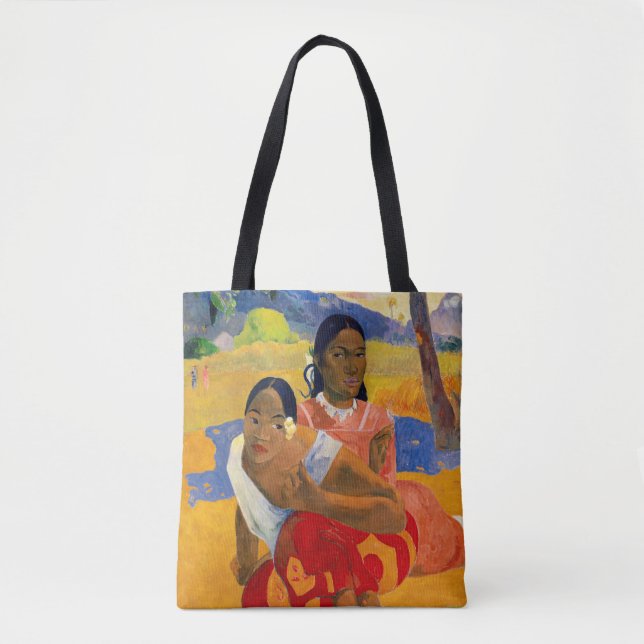 Bolso De Tela Paul Gauguin - ¿Cuándo Te Casarás? (Anverso)