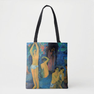 Bolso De Tela Paul Gauguin - ¿De Dónde Venimos?