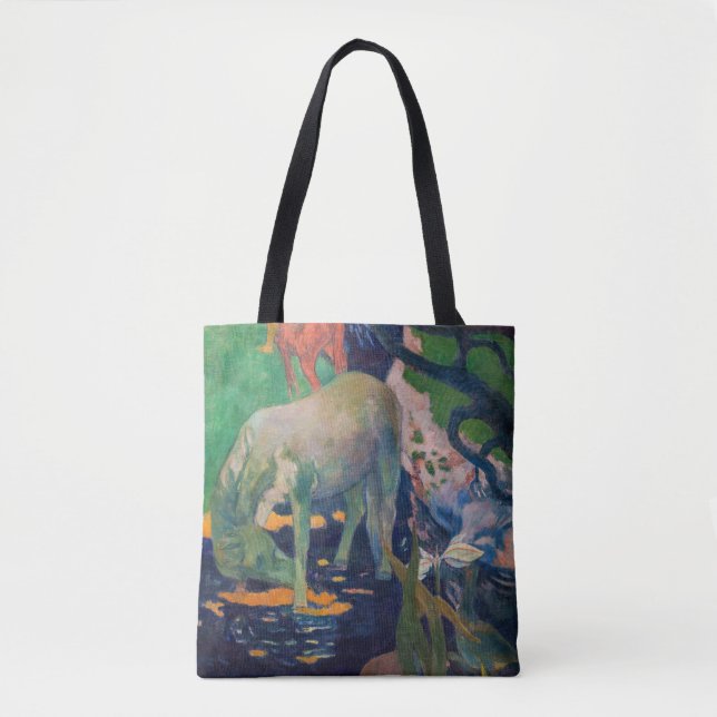 Bolso De Tela Paul Gauguin - El caballo blanco (Anverso)