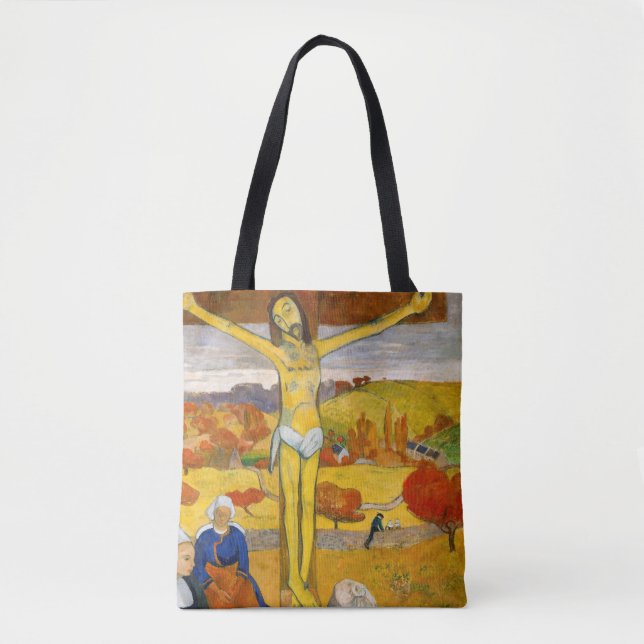 Bolso De Tela Paul Gauguin - El Cristo amarillo (Anverso)