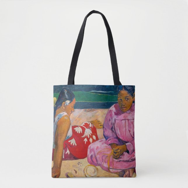 Bolso De Tela Paul Gauguin - Mujeres tahitianas en la playa (Anverso)