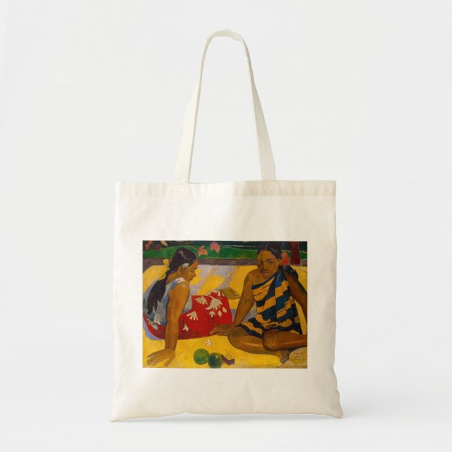 Bolso De Tela Paul Gauguin - Mujeres Tahitianas / Parau Api (Frente)