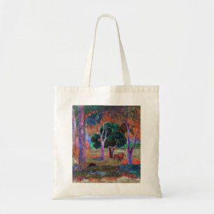 Bolso De Tela Paul Gauguin - Paisaje con cerdo y caballo