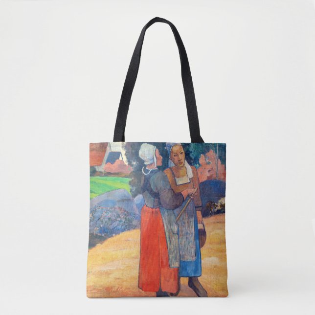 Bolso De Tela Paul Gauguin - Paysannes Breton (Anverso)