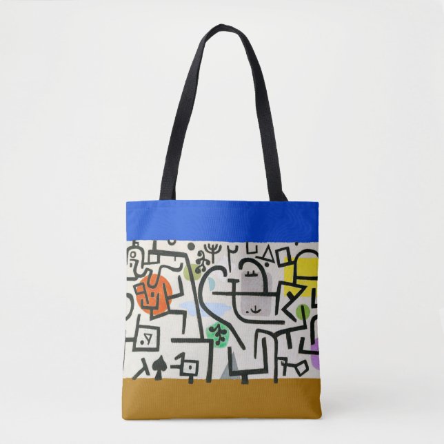 Bolso De Tela Paul Klee Rich Port Harbour Resumen Viajes (Anverso)