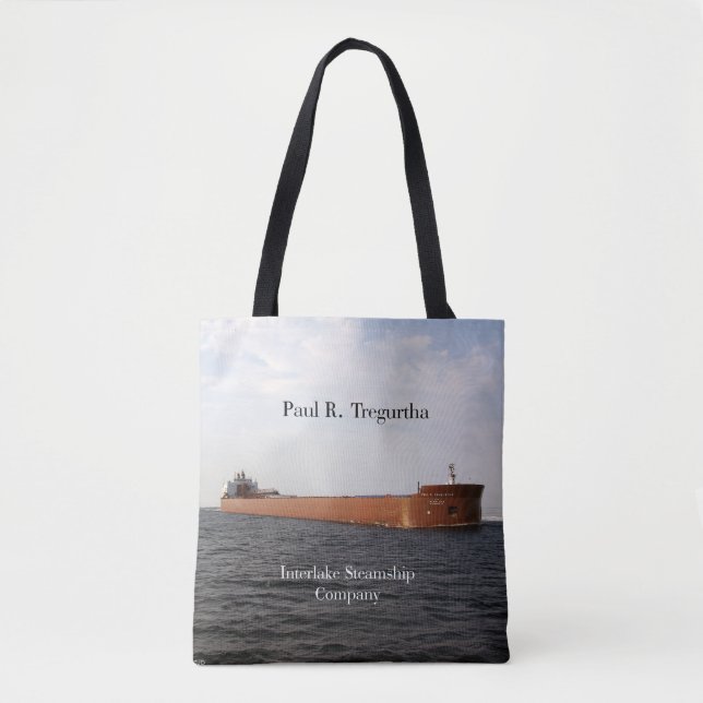 Bolso De Tela Paul R. Tregurtha por todas partes (Anverso)