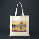 Bolso De Tela Paul Signac - El puerto al atardecer, Opus 236<br><div class="desc">El puerto al atardecer,  Opus 236 (Saint-Tropez) / El Port au soleil couchant,  Opus 236 (Saint-Tropez) - Paul Signac,  Oil on Canvas,  1892</div>