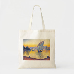 Bolso De Tela Paul Signac - El puerto al atardecer, Opus 236