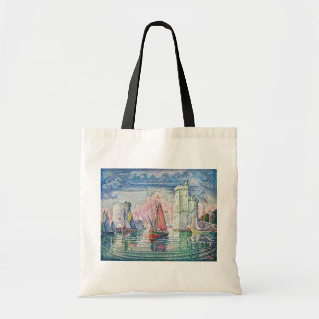 Bolso De Tela Paul Signac - Entrada al puerto de La Rochelle (Frente)