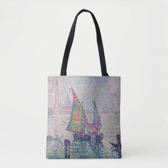 Bolso De Tela Paul Signac - La vela verde (Anverso)