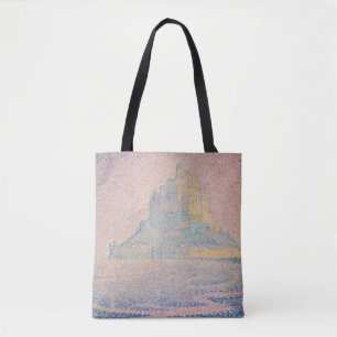 Bolso De Tela Paul Signac - Monte Saint Michel Niebla y Sol