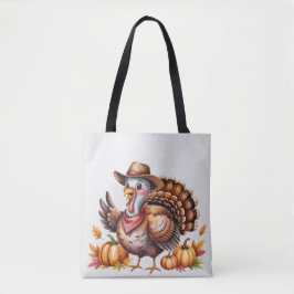 Bolso De Tela pavo de acción de gracias otoño 