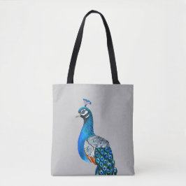 Bolso De Tela Pavo de agua