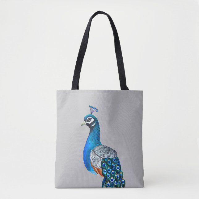 Bolso De Tela Pavo de agua (Anverso)