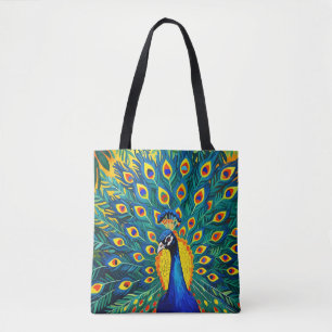 Bolso De Tela Pavo Mod