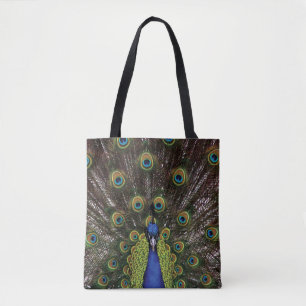 Bolso De Tela Pavo real