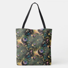Bolso De Tela Pavo real