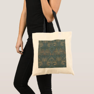 Bolso De Tela Pavo real y dragón por William Morris