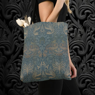 Bolso De Tela Pavo y Dragón por William Morris