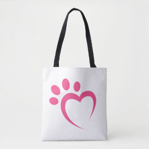 Bolso De Tela paw paw love heart icon