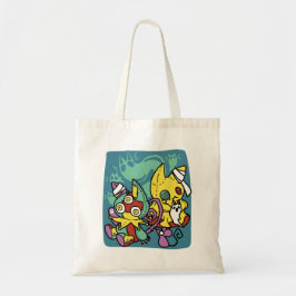 Bolso De Tela Paw-sitivamente Espantoso | Gatos Monstruosos de H