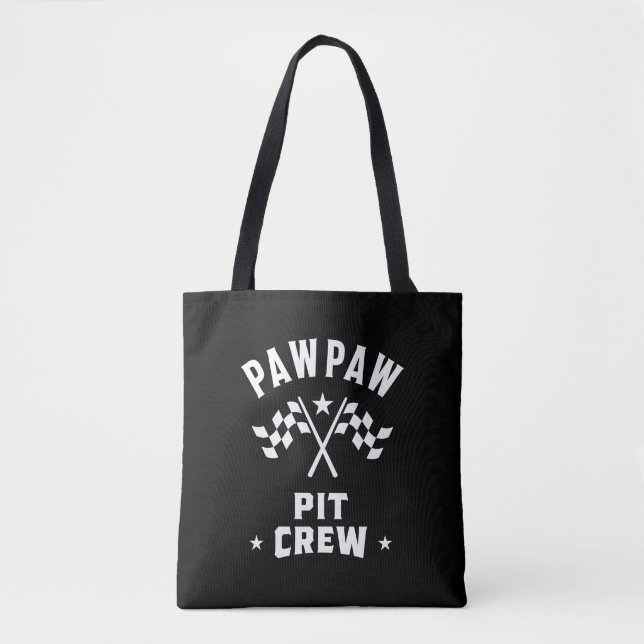 Bolso De Tela PawPaw Pit Crew (Anverso)
