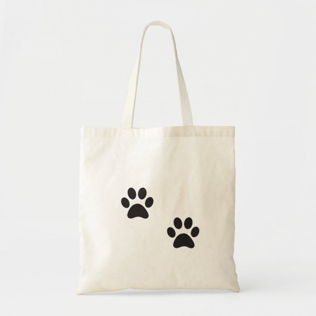 Bolso De Tela Paws Tote Bag (Frente)