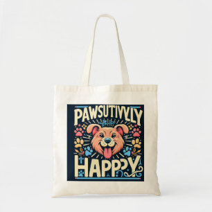Bolso De Tela Pawsitive Happy