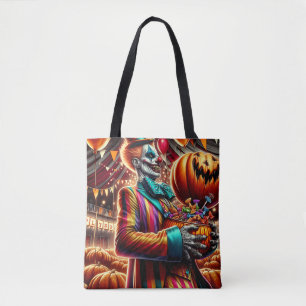 Bolso De Tela Payaso de Carnaval espeluznante Zombie Halloween