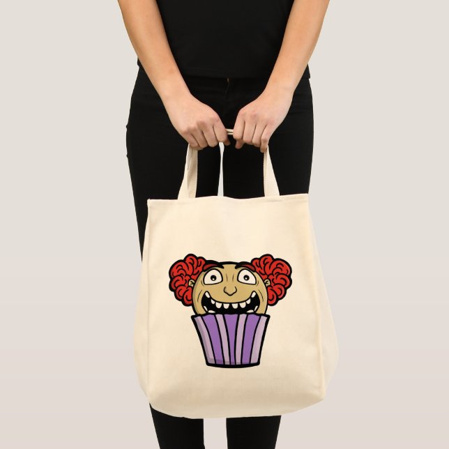 Bolso De Tela Payaso de Cupcake Espeluznante (Anverso (producto))