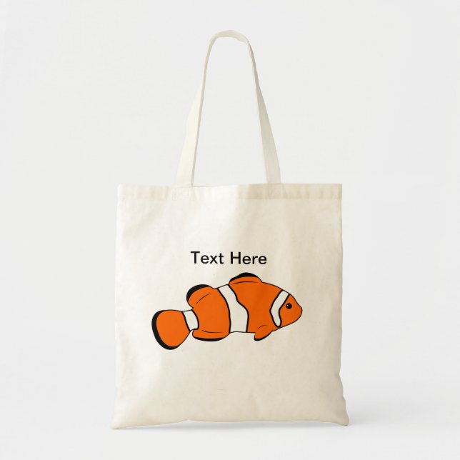 Bolso De Tela Payaso Fish Tote Bag (Frente)