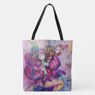 BOLSO DE TELA PAYASO ROSA MUSICAL
